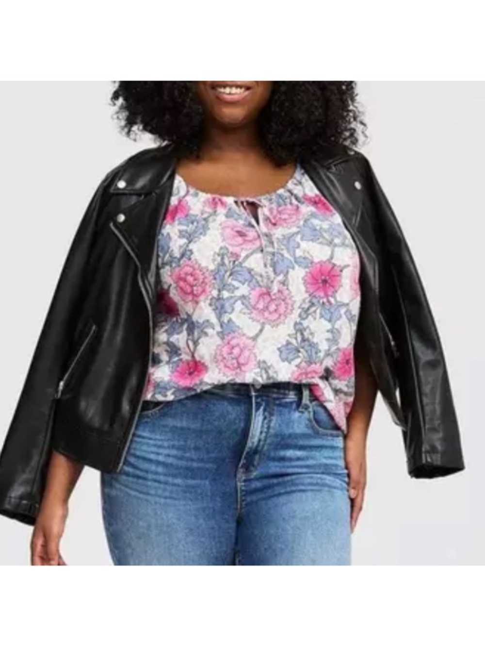 NWT Torrid Challis Peasant Blouson Sleeve Top Size 1X